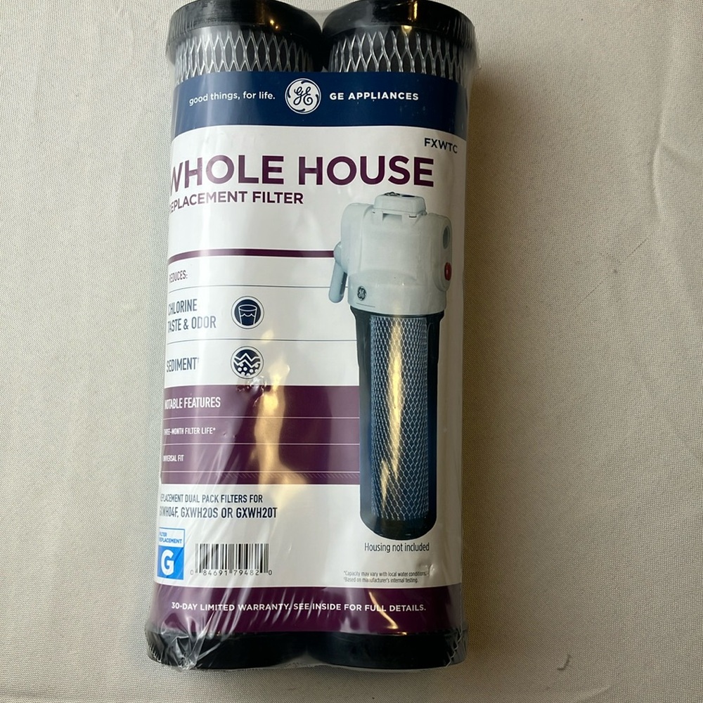 GE FXWTC Whole Home Water Replacement Filters 2 Pack